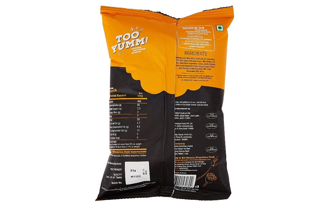 Too Yumm Tandoori Foxnuts    Pack  23 grams